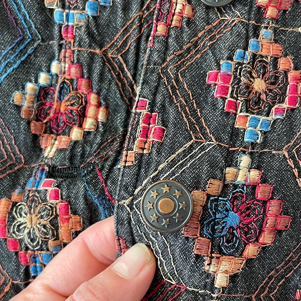 Multicolor Patterned Jacket - Picture 3 of 5